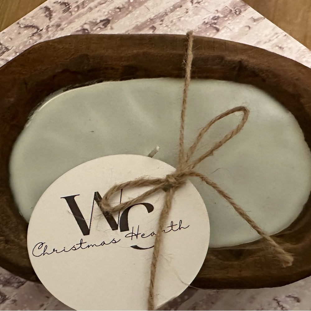 Soy dough bowl candle